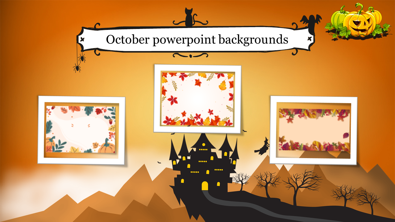 October powerpoint backgrounds